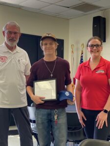 Elias Van Der Ree winner of the Craig McCollum Scholorship